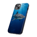 Tiger Shark Phone Case, Dappled Blue Water Tough Cover