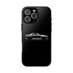 R34 Skyline GT-R White Silhouette Tough Phone Case Gift Art