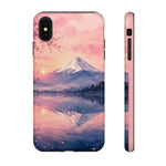 Mount Fuji Dawn Reflection Art Tough Phone Case