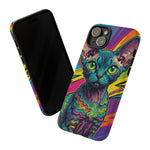 Devon Rex Cat Elf Pixie Pop Art Tough Phone Case