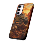 Land Cruiser FJ40 Classic 4x4 Red Rock Canyon Art Tough Phone Case