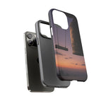 Temple Bell Sunset Phone Case Japan Zen Tough Case