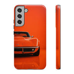 Orange 1969 C3 Phone Case, Stingray Classic Sports Car Cover, Gift