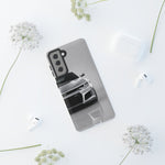 Silver Camaro Phone Case, ZL1 American Muscle Car Tough Cover for Men Gift