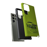 Green Cuda Muscle Car phone case for Gear Heads