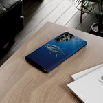 Yellowfin Tuna Phone Case, Deep Blue Water Tough Cover, Gift