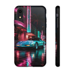 1980s Sports Car C4 Miami Nights Aesthetic Tough Phone Case