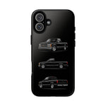Black Silverado Classic Pickup Tough Phone Case for Chevy Truck Fans
