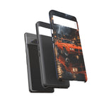 70 GTO Judge Phone Case, Rainy City Night Muscle Car Cover