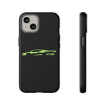 Lime Green C8 Corvette Phone Case for Chevy Fans, Tough Protective Cover