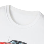 1965 Olds 442 Muscle Car T-Shirt | Classic Red Illustration