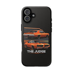 1969 GTO Judge Orange Muscle Car Tough Phone Case Cover Gift