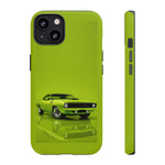 Green Cuda Muscle Car phone case for Gear Heads
