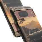C4 ZR1 Corvette Phone Case, Black Misty Mountain Pass Cover