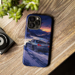R34 GTR Skyline Snow Country Drift JDM Tough Phone Case