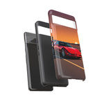 Red C4 ZR-1 King of the Hill Art Tough Phone Case