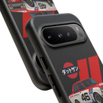 VintageDatsun 510 Racing Stripe JDM Tough Phone Case Cover Gift