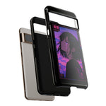 Melancholy Anime Girl Phone Case Vaporwave Tough Case