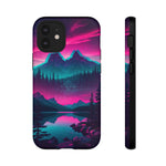 2 Rounds Canada Retina Artwork Vaporwave Phone Case – Landscape Aesthetic