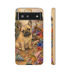 Guilty French Bulldog Phone Case, Confetti Watercolor Cover