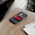 Red C8 Z06 Track Wing Tough Phone Case Cover Gift Art
