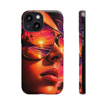 Sunset Reflection Sunglasses Retrowave 80s phone case