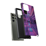 Empty Mall Escalator Vaporwave Art Tough Phone Case