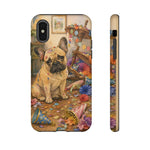 Guilty French Bulldog Phone Case, Confetti Watercolor Cover