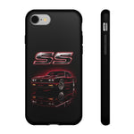 Red SS Muscle Car Monte Carlo phone case | Classic Chevy design