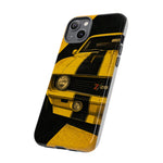 Z28 Yellow Camaro Retro Poster Tough Phone Case