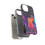 Neon Cocktail Phone Case | Retro 80s Tropical Drink Art