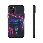 Blue C7 Neon District Tough Phone Case