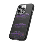 Purple R33 Skyline GTR JDM Sports Car Phone Case Tough Multi View