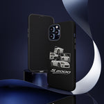 White S2000 Roadster Collage JDM Tough Phone Case Cover Gift
