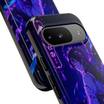 Neon Shrine Maiden phone case | Tough Case, anime vaporwave