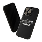 MR2 White Side Silhouette JDM Tough Phone Case Cover Gift