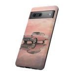 1957 Chevy Bel Air Blush Cream Tough Phone Case for Classic Car Fans