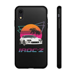 Retro IROC-Z Camaro phone case | 80s sunset palm car design