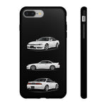 White S14 Silvia JDM Sports Car Phone Case Tough Multi View