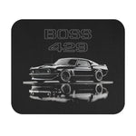 1969 Mustang Boss 429 Mouse Pad – Black Classic Muscle Car Desk Mat