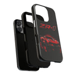 Red ZR1 C8 Phone Case for Chevy Fans, Tough Cover