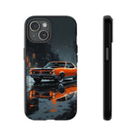 1966 GTO Orange Rainy City Tough Phone Case Cover Gift Art