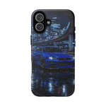 Skyline GT-R R34 Bayside Blue Tokyo Night Art Tough Phone Case