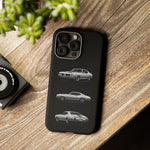 442 Phone Case Silver, Three-View Vector Tough Cover