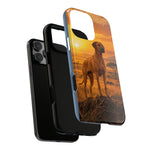 Rhodesian Ridgeback African Savanna Art Tough Phone Case