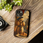 Poodle in Beret Phone Case | Vintage Paris Café Illustration