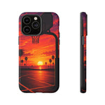Basketball Court Sunset Phone Case | Tough Phone Case