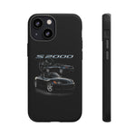 Black S2000 Roadster Collage JDM Tough Phone Case Cover Gift