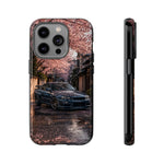 Cherry Blossom Street Scene R34 Skyline GTR Tough Case | Car Photo Cover