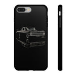 1959 Chevy Impala illustration Tough Case | Retro Classic Car Phone Cover